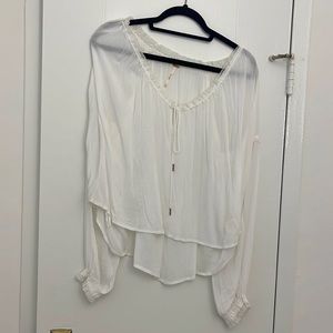 Free people white tunic worn once